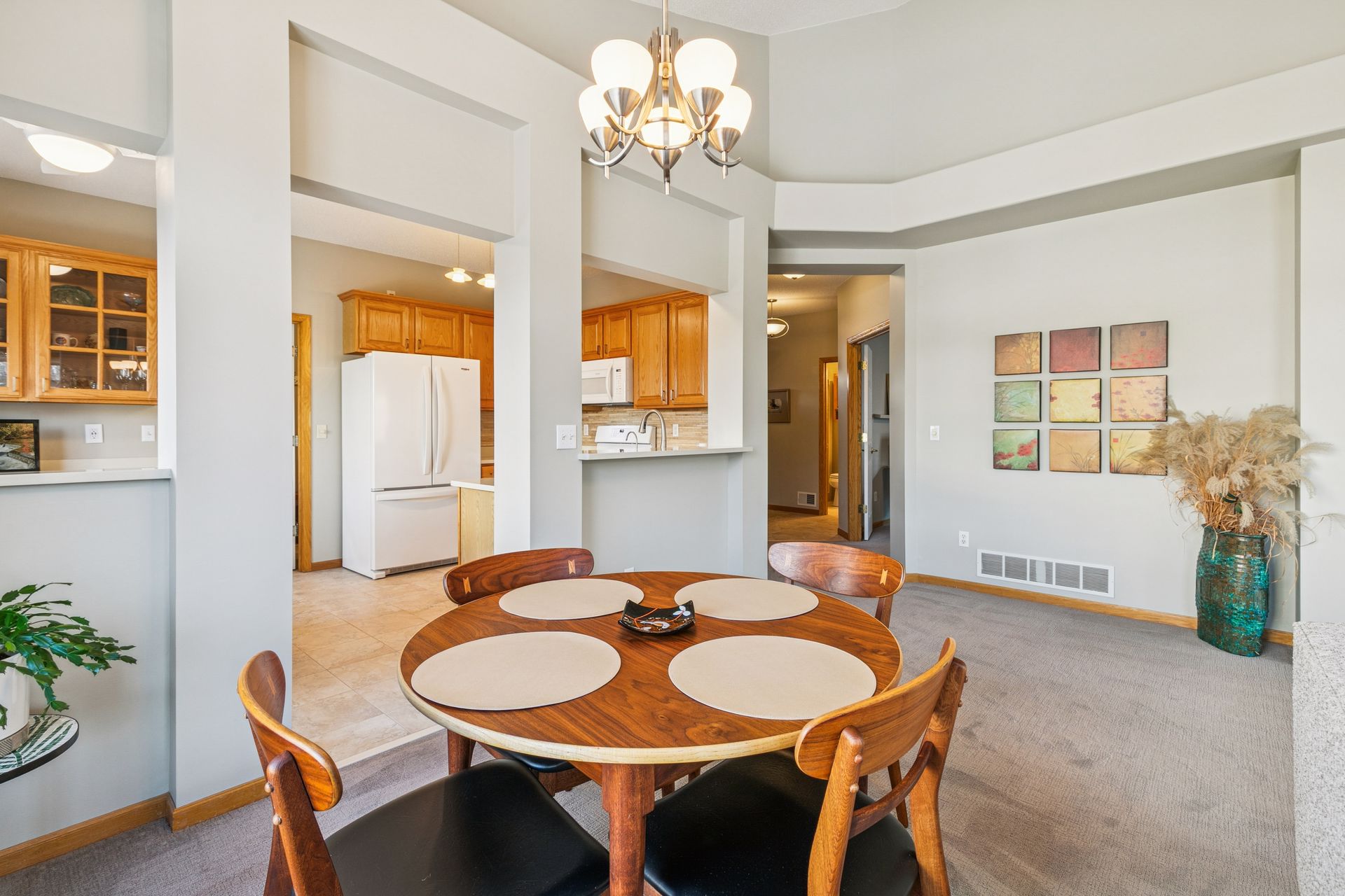 Front exterior with mature trees